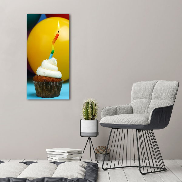 Print pe canvas cupcake ziua de nastere