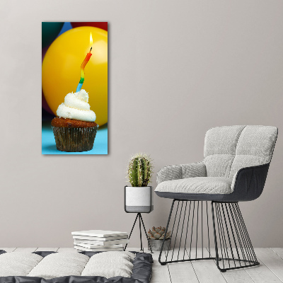 Print pe canvas cupcake ziua de nastere