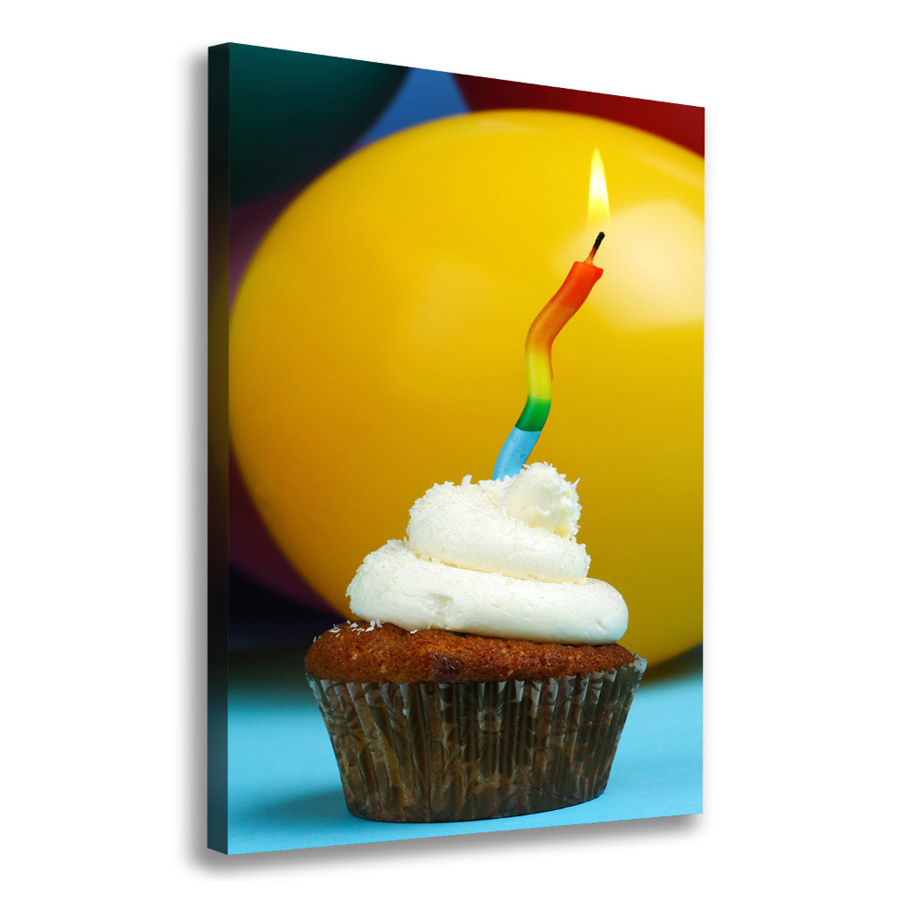 Print pe canvas cupcake ziua de nastere