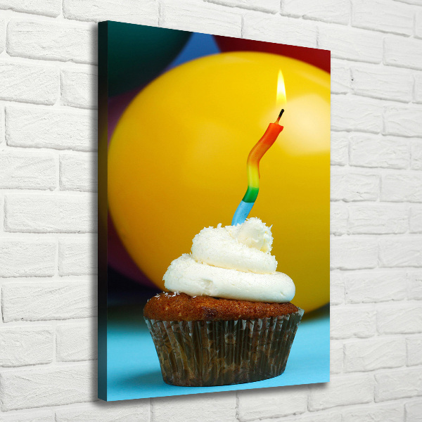 Print pe canvas cupcake ziua de nastere