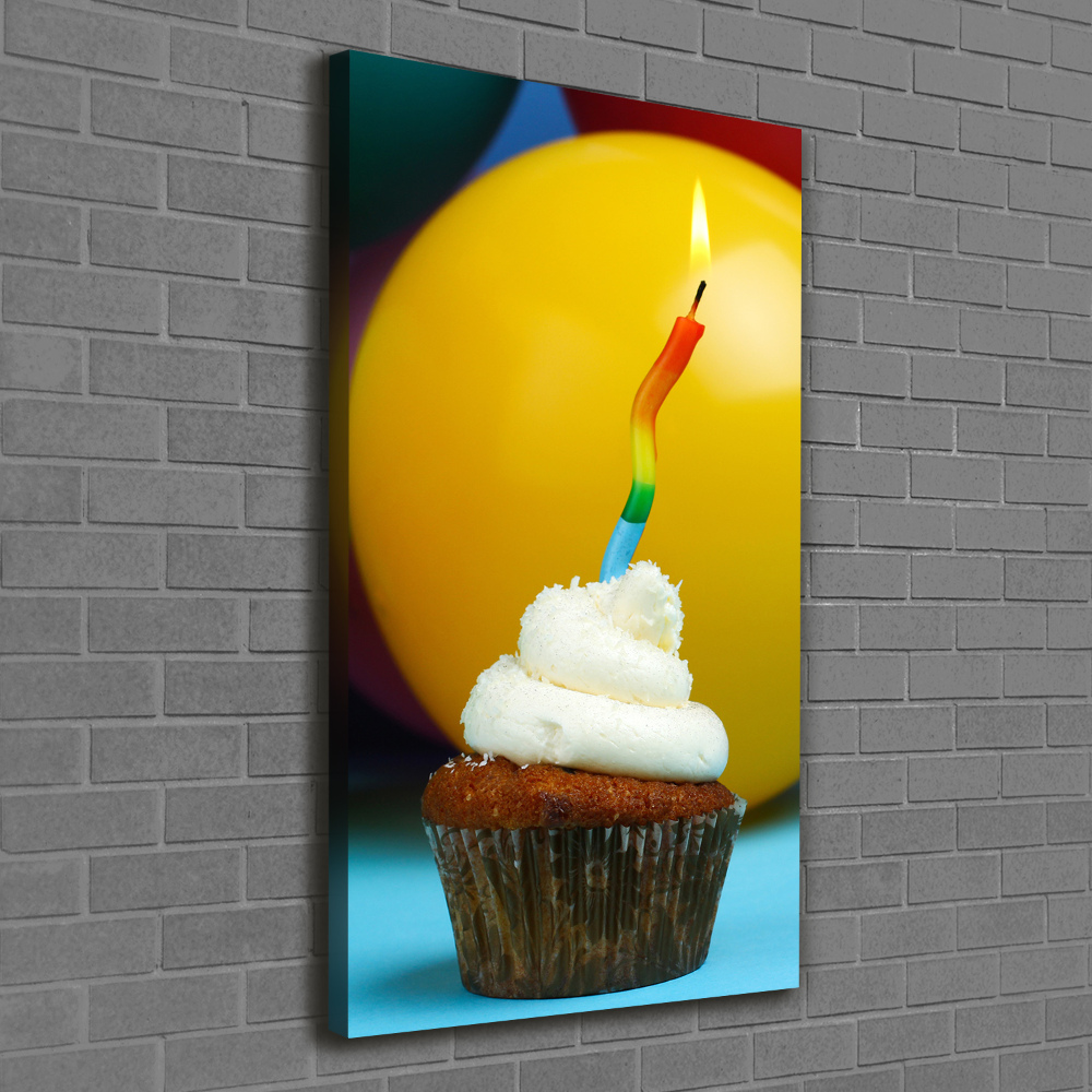 Print pe canvas cupcake ziua de nastere