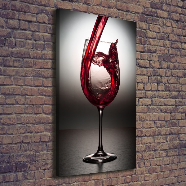 Tablou pe pânză canvas vin rosu