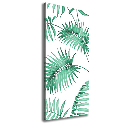 Print pe canvas frunze tropicale
