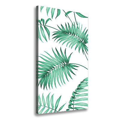 Print pe canvas frunze tropicale
