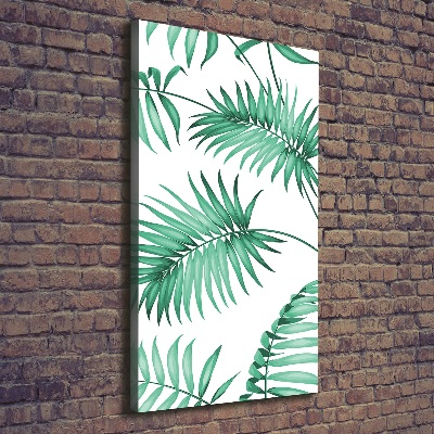Print pe canvas frunze tropicale