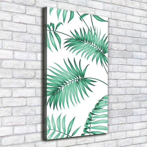 Print pe canvas frunze tropicale