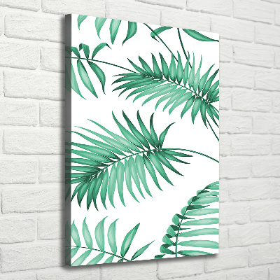 Print pe canvas frunze tropicale