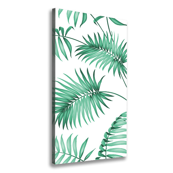Print pe canvas frunze tropicale