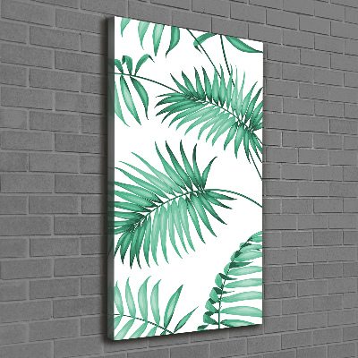 Print pe canvas frunze tropicale