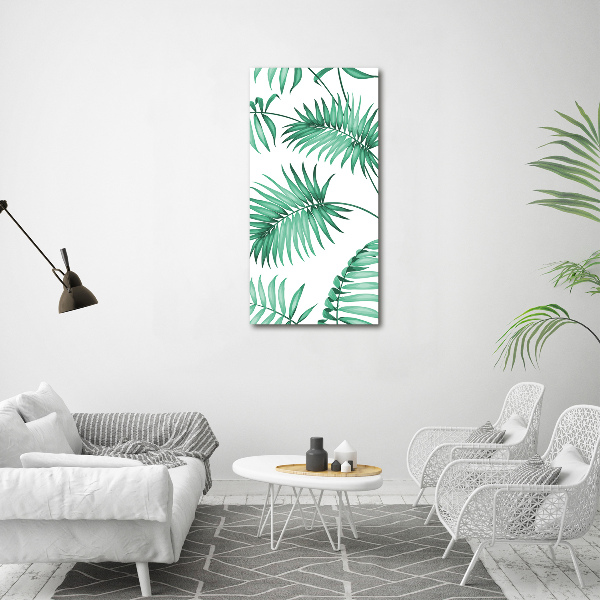Print pe canvas frunze tropicale