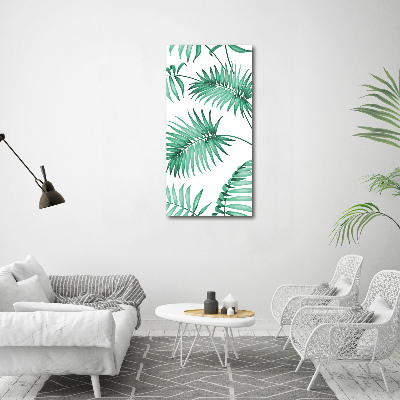 Print pe canvas frunze tropicale