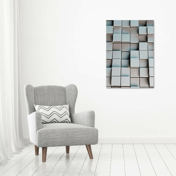 Tablou canvas cuburi de perete