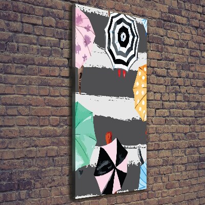 Tablou pe pânză umbrele colorate