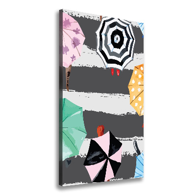 Tablou pe pânză umbrele colorate