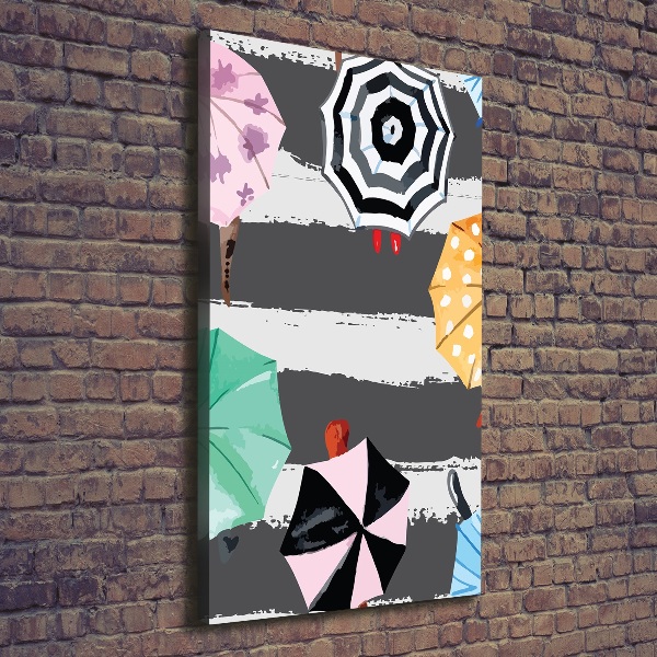 Tablou pe pânză umbrele colorate