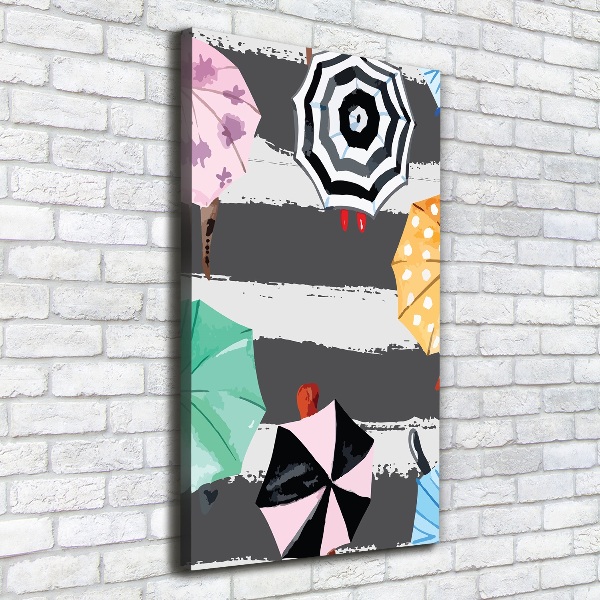 Tablou pe pânză umbrele colorate