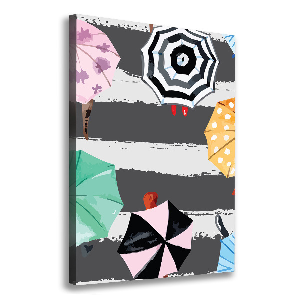 Tablou pe pânză umbrele colorate