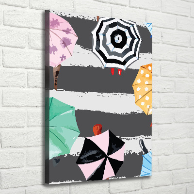 Tablou pe pânză umbrele colorate