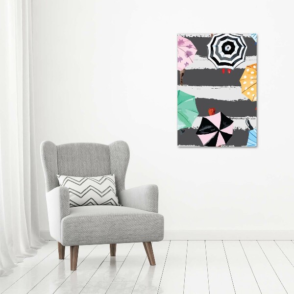 Tablou pe pânză umbrele colorate