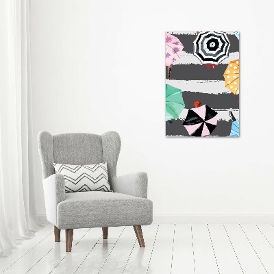 Tablou pe pânză umbrele colorate