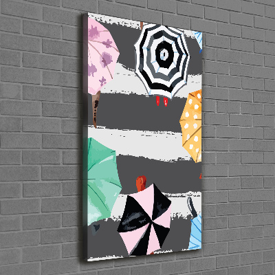 Tablou pe pânză umbrele colorate