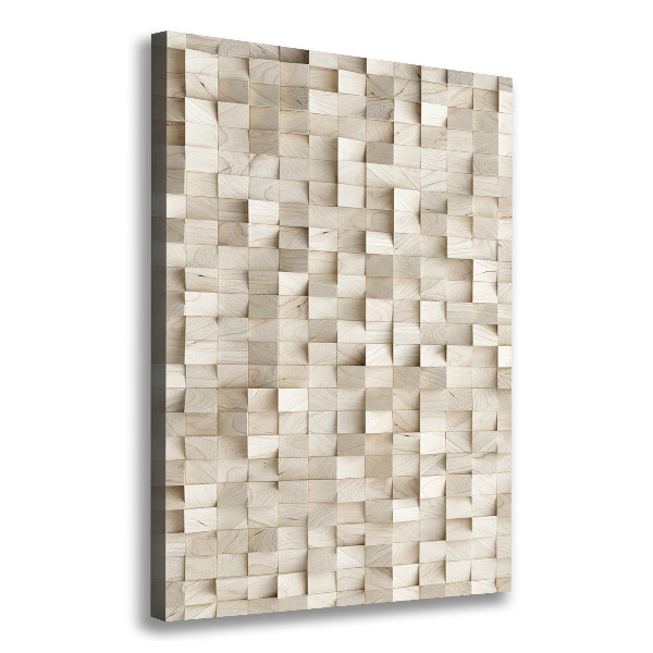Imprimare tablou canvas cuburi de lemn