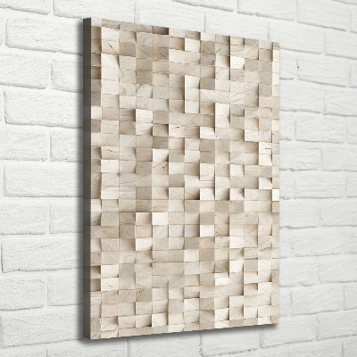 Imprimare tablou canvas cuburi de lemn