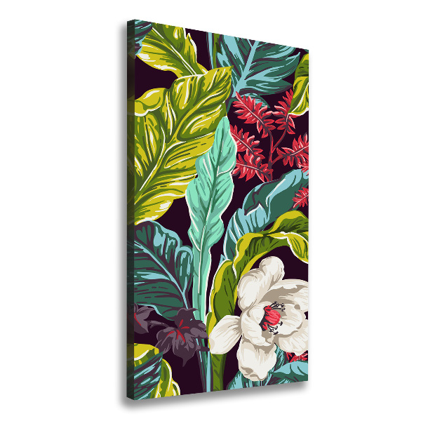 Print pe canvas flori tropicale