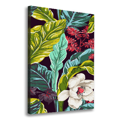 Print pe canvas flori tropicale