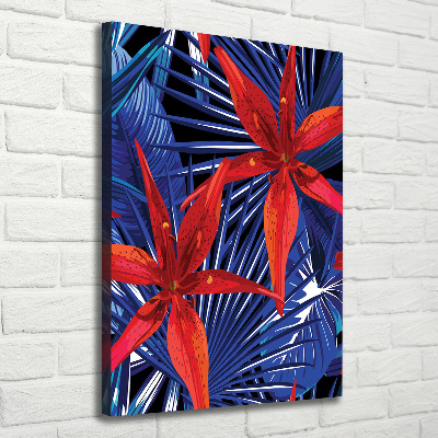 Tablou pe pânză flori tropicale