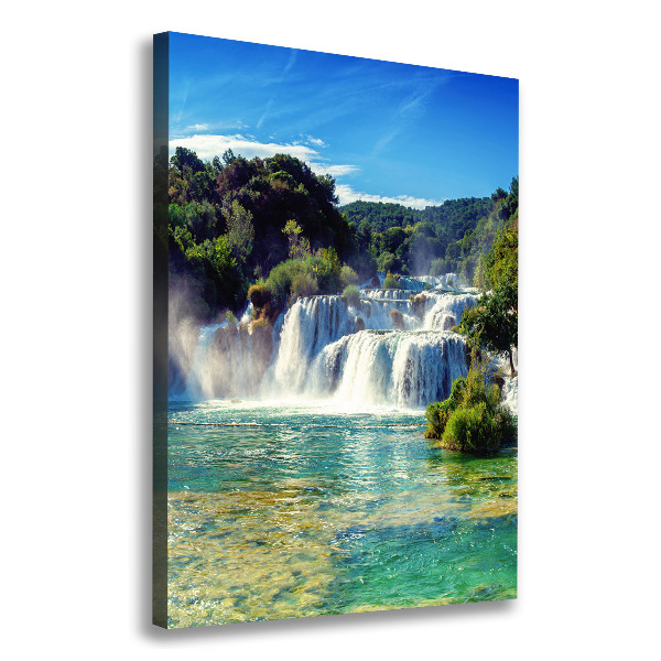 Tablou pe pânză canvas cascada Krka