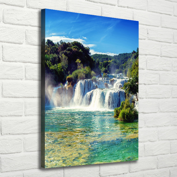 Tablou pe pânză canvas cascada Krka