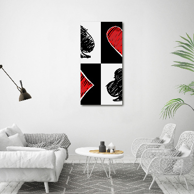 Print pe pânză culori Card