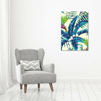 Print pe canvas frunze tropicale