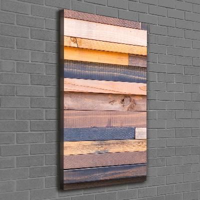 Imprimare tablou canvas de perete din lemn