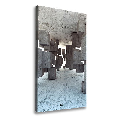 Tablou pe pânză Cuburi din beton