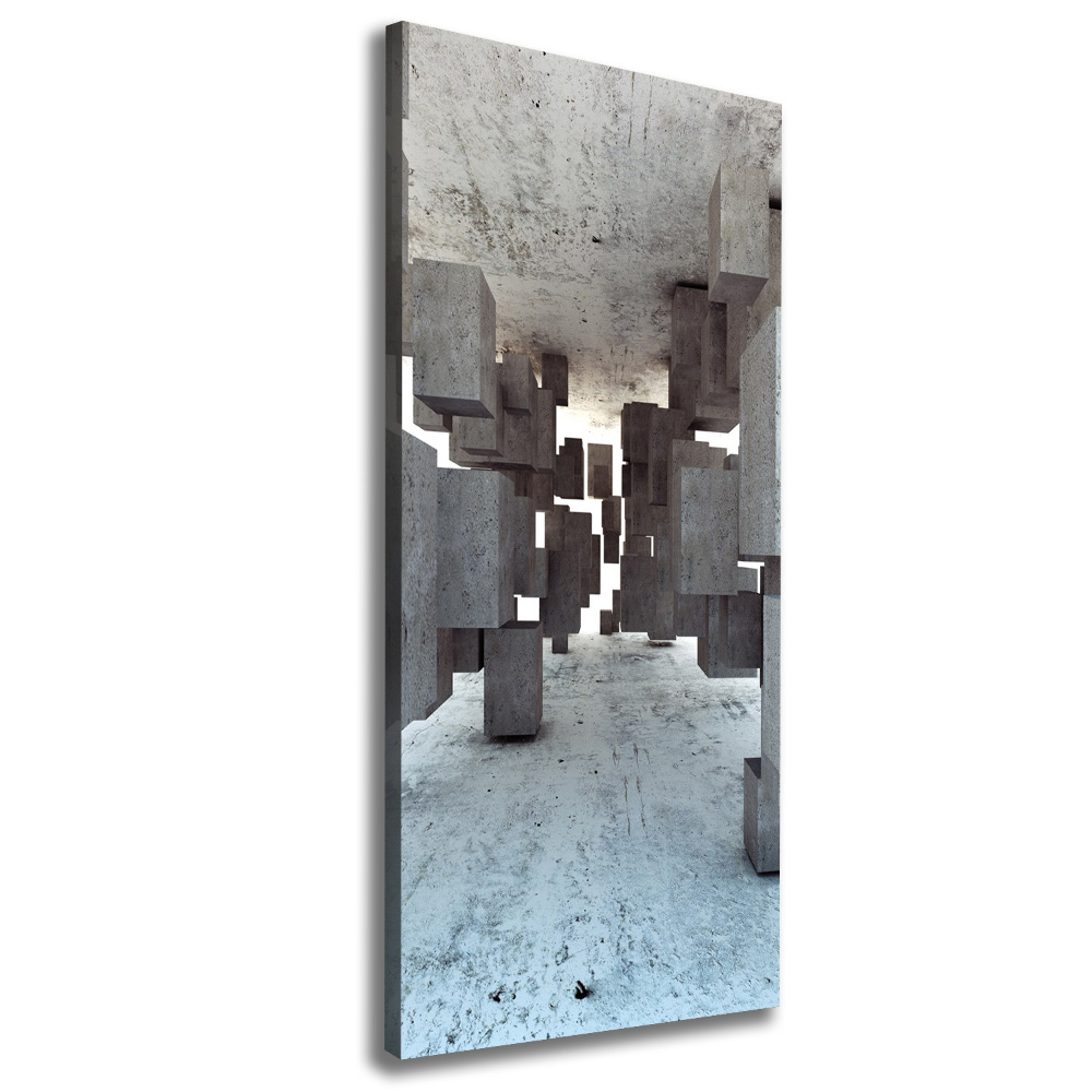 Tablou pe pânză Cuburi din beton