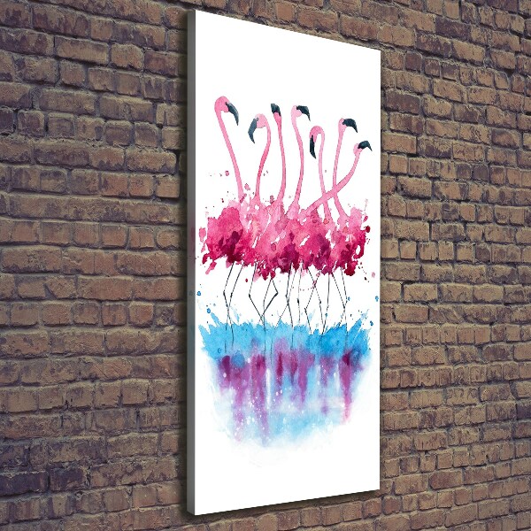 Print pe canvas Flamingos