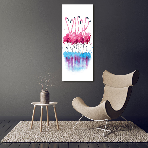 Print pe canvas Flamingos