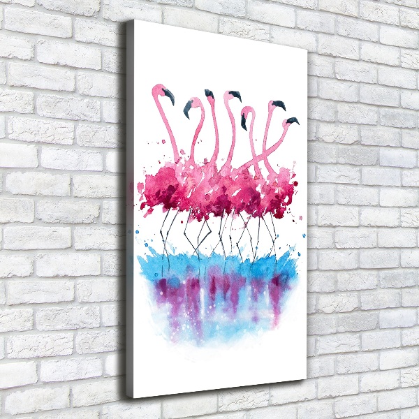 Print pe canvas Flamingos