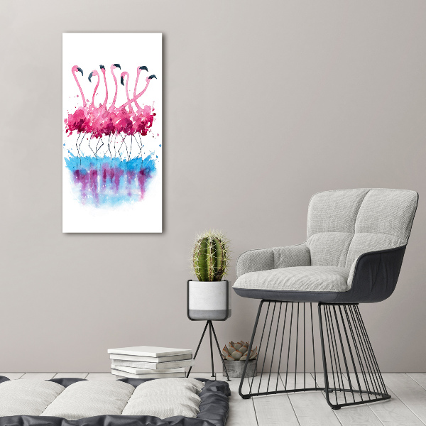 Print pe canvas Flamingos