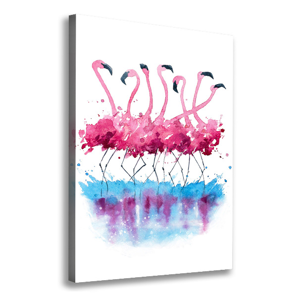 Print pe canvas Flamingos