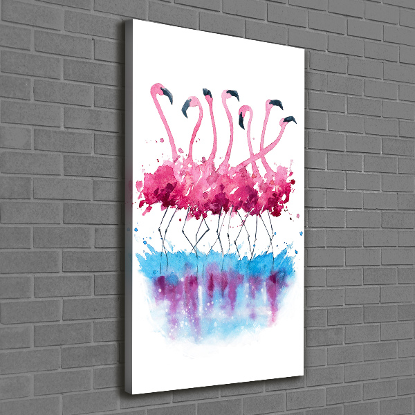 Print pe canvas Flamingos