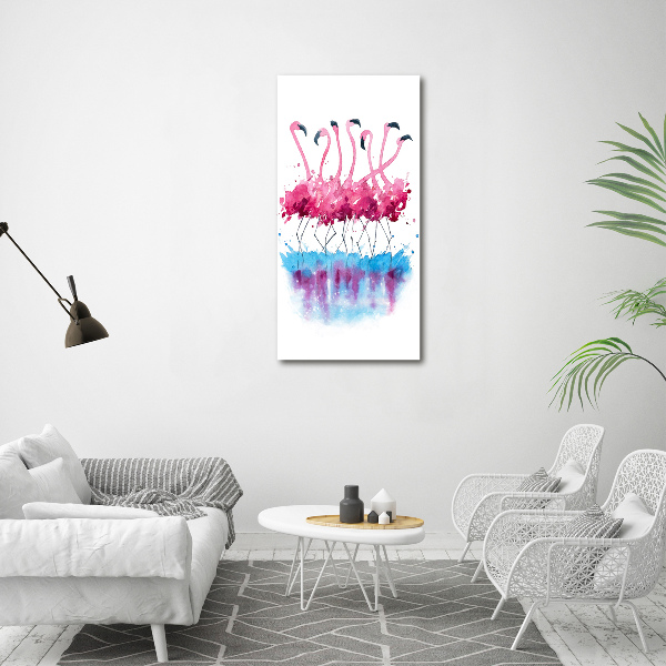 Print pe canvas Flamingos