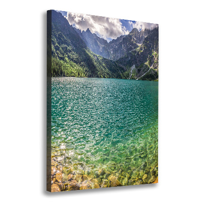 Tablou pe pânză canvas Lacul în munți