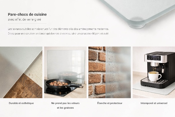 Placă din sticla protectie plita Dreptunghiulară semitransparentă