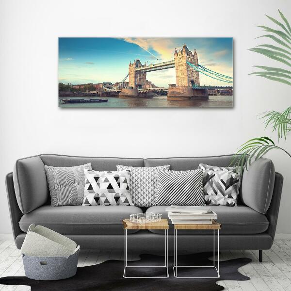 Tablou Printat Pe Sticlă Tower Bridge din Londra