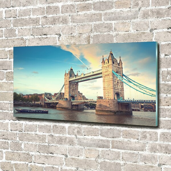 Tablou Printat Pe Sticlă Tower Bridge din Londra