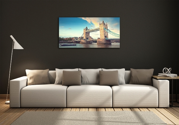 Tablou Printat Pe Sticlă Tower Bridge din Londra