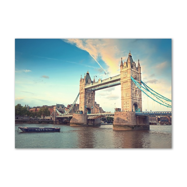 Tablou Printat Pe Sticlă Tower Bridge din Londra